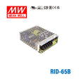 Mean Well RID-65B AC-DC Dual output enclosed power supply 65W 2A