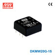 Mean Well DKMW20G-15 DC-DC Converter - 20W - 18~75V in ±15V out