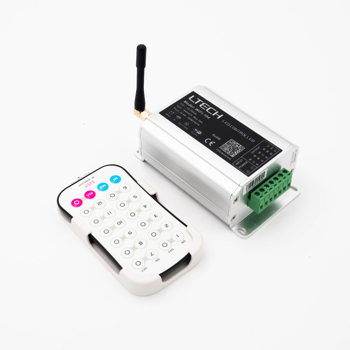 Ltech Wifi-104+M12WiFi/RF Controller - RGBW - PHOTO 1