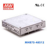 Mean Well MHB75-48S12 DC-DC Converter - 75W - 36~72V in 12V out 6.25A