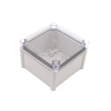 Boxco S-Series 7.48 x 7.48 x 5.12 Inches(190x190x130mm) Plastic Enclosure, IP67, IK08, ABS, Transparent Cover, Screw Type - PHOTO 2