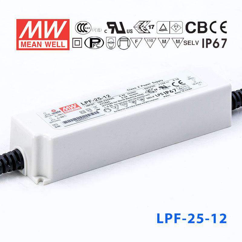 Mean Well LPF-25-12 Power Supply 25W 12V 2.1A