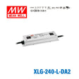 Mean Well XLG-240-L-DA2 Power Supply 239.4W 700mA - DALI2 Dimmable