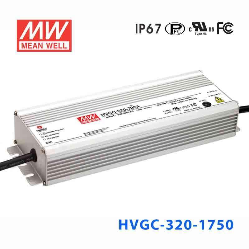 Mean Well HVGC-320-1750B Power Supply 320W 1750mA - Dimmable