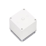 Boxco S-Series 3.94 x 3.94 x 3.94 Inches(100x100x100mm) Plastic Enclosure, IP67, IK08, ABS, Transparent Cover, Screw Type - PHOTO 2
