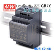 Mean Well HDR-60-48 Ultra Slim Step Shape Power Supply 60W 48V - DIN Rail