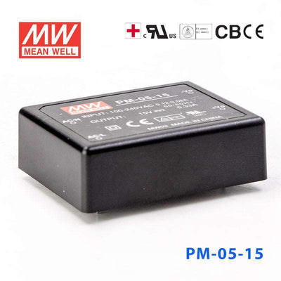 Mean Well PM-05-15 Power Supply 5W 15V 330mA