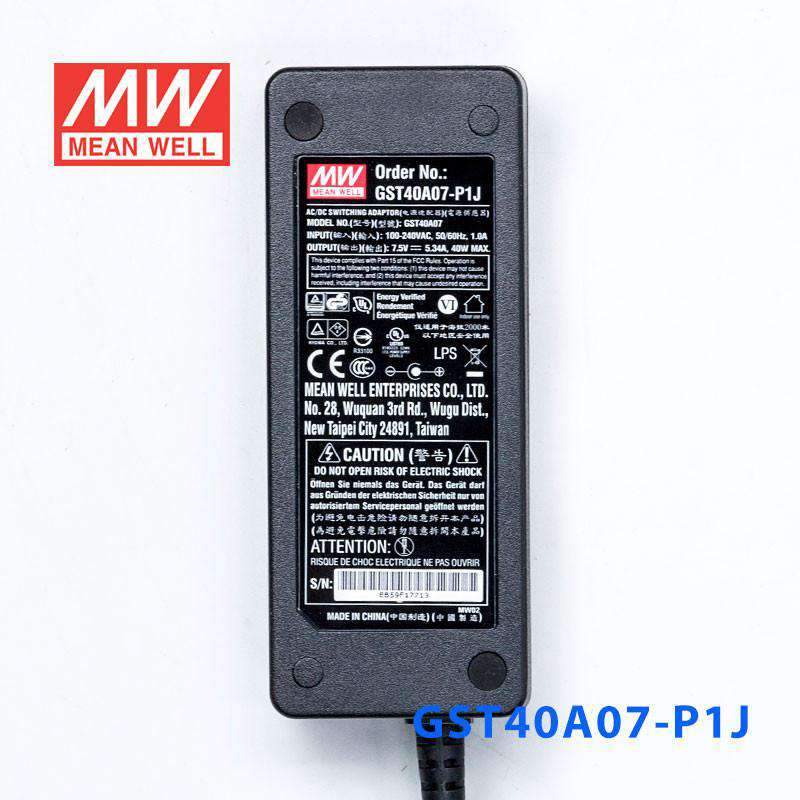 Mean Well GST40A07-P1J Power Supply 40W 7.5V 5.34A - PHOTO 2