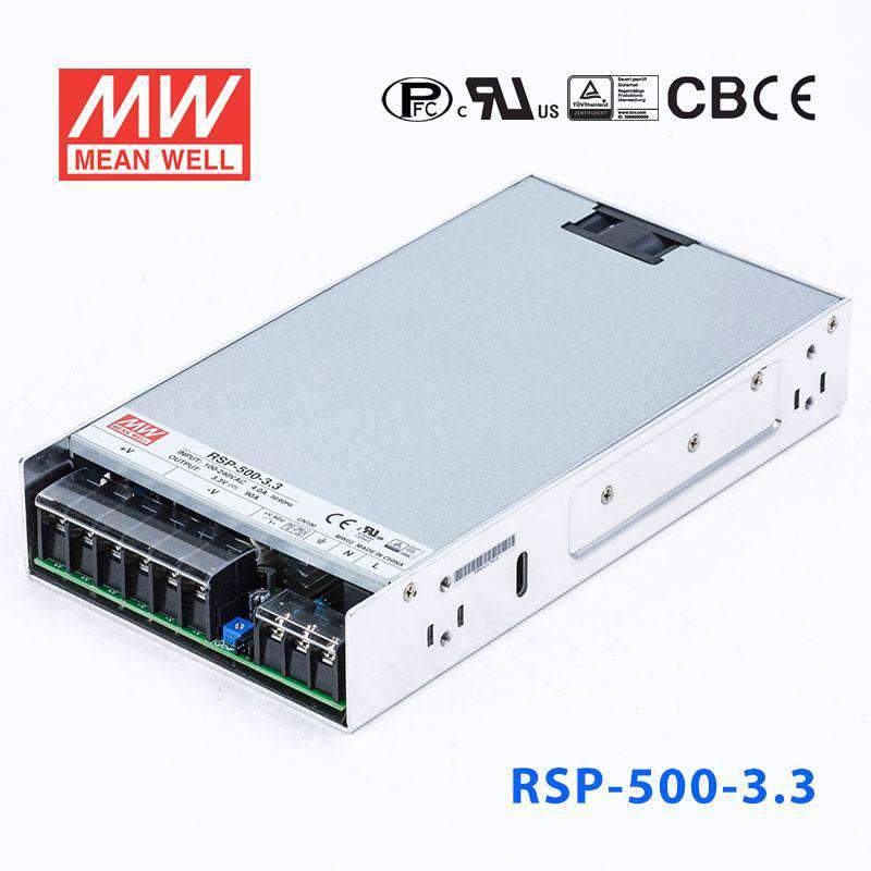 Mean Well RSP Series  Power Supply 3.3V (75~500W)
