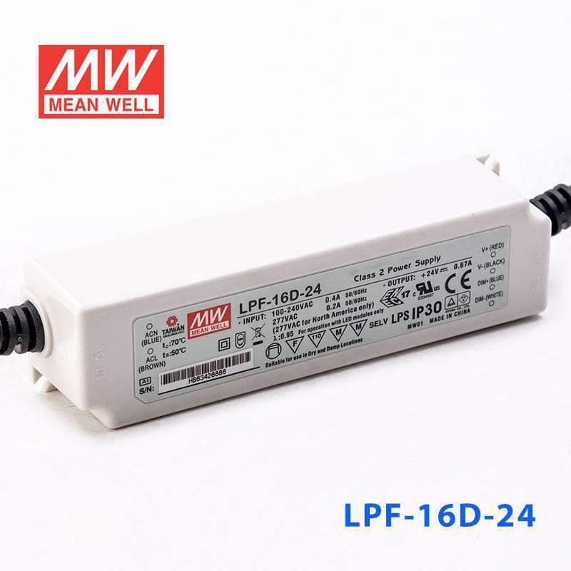 Mean Well LPF-16D-24 Power Supply 16W 24V - Dimmable - PHOTO 1