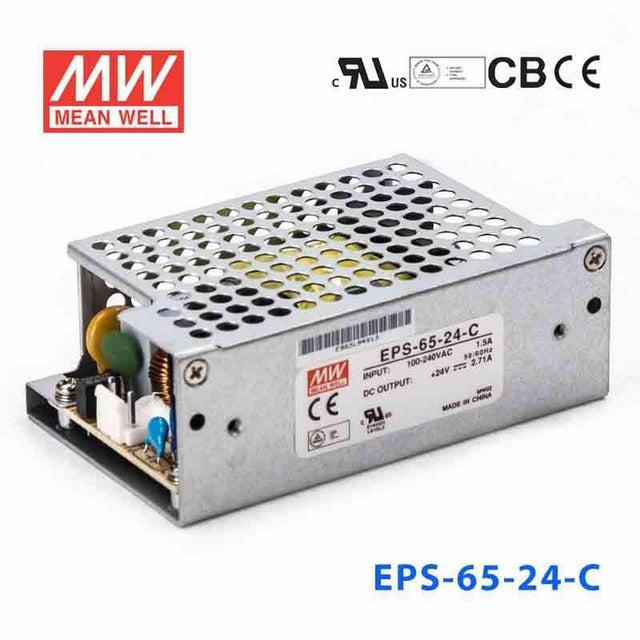 Mean Well EPS-65-24-C Power Supply 65W 24V