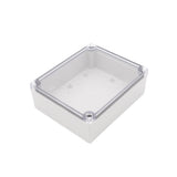 Boxco M-Series 5.91 x 7.09 x 2.36 Inches(150 x 180 x 60mm) Plastic Enclosure, IP67, IK08, ABS, Transparent Cover, Screw Type - PHOTO 1