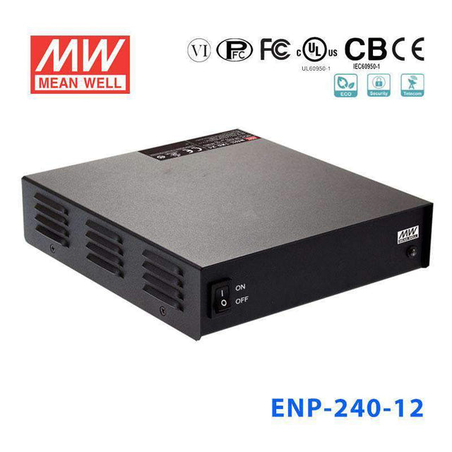 Mean Well ENP-240-12 Desktop Type Chargers 240W 13.8V 17.4A - Level VI Power Supply
