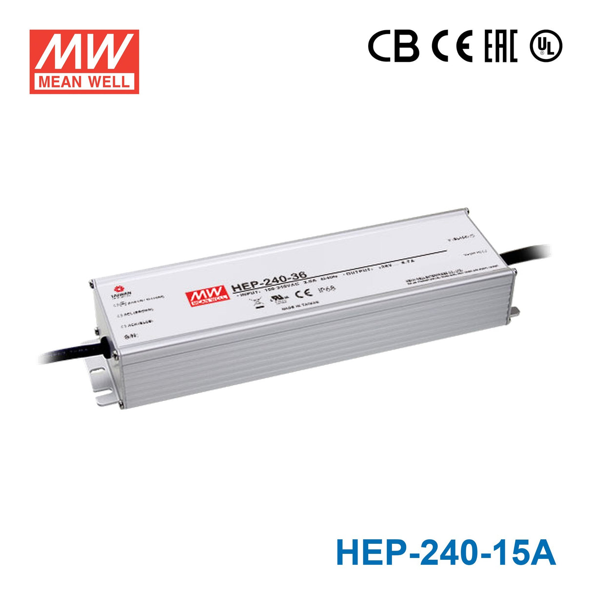 Mean Well HEP-240-15A Power Supply 225W 15V 15A