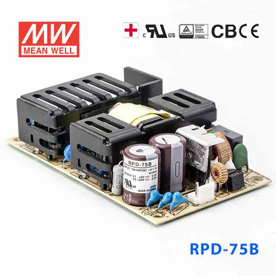 Mean Well RPD-75B Power Supply 75W 5V 24V 5A
