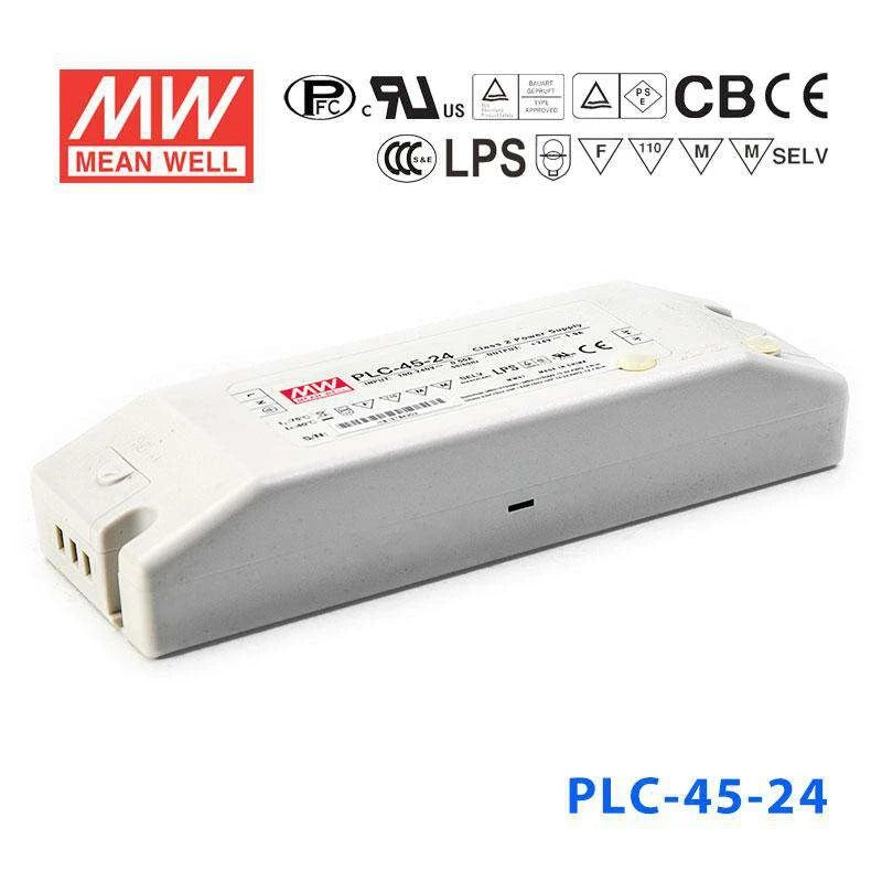 Mean Well PLC-45-24 Power Supply 45W 24V - PFC