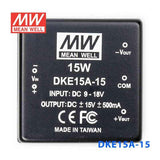 Mean Well DKE15A-15 DC-DC Converter - 15W - 9~18V in ±15V out - PHOTO 2