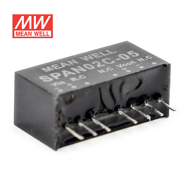 Mean Well SPAN02C-03 DC-DC Converter - 2W - 36~75V in 3.3V out