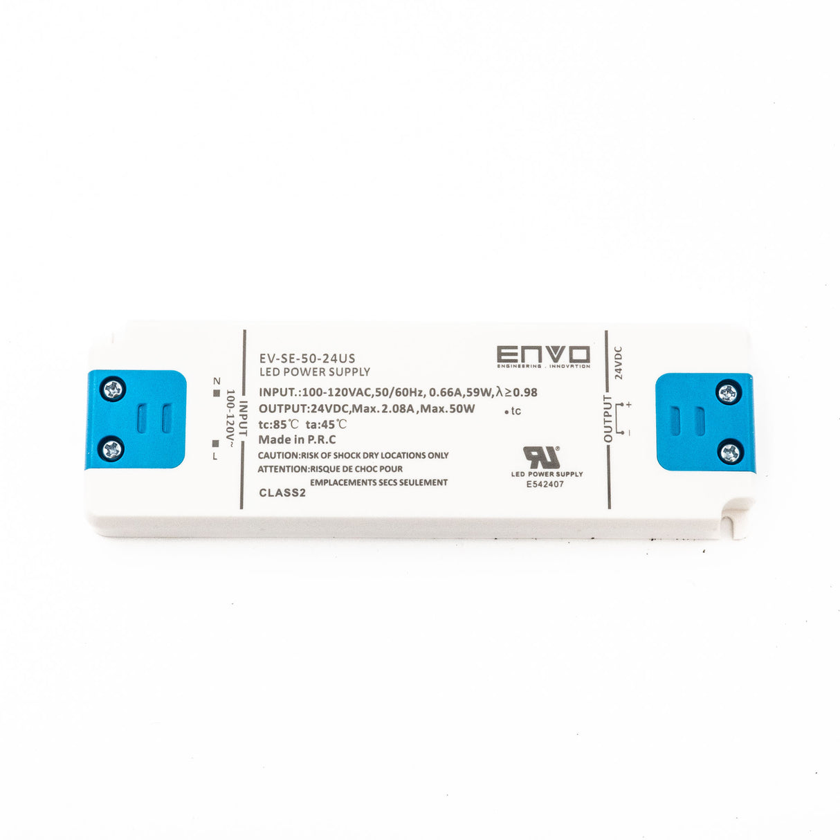 ENVO EV-SE-50-24US LED Driver 50W 24V 2.08A - PHOTO 1