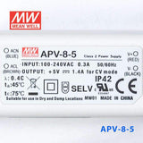 Mean Well APV-8-5 Power Supply 8W 5V 1.4A - PHOTO 3