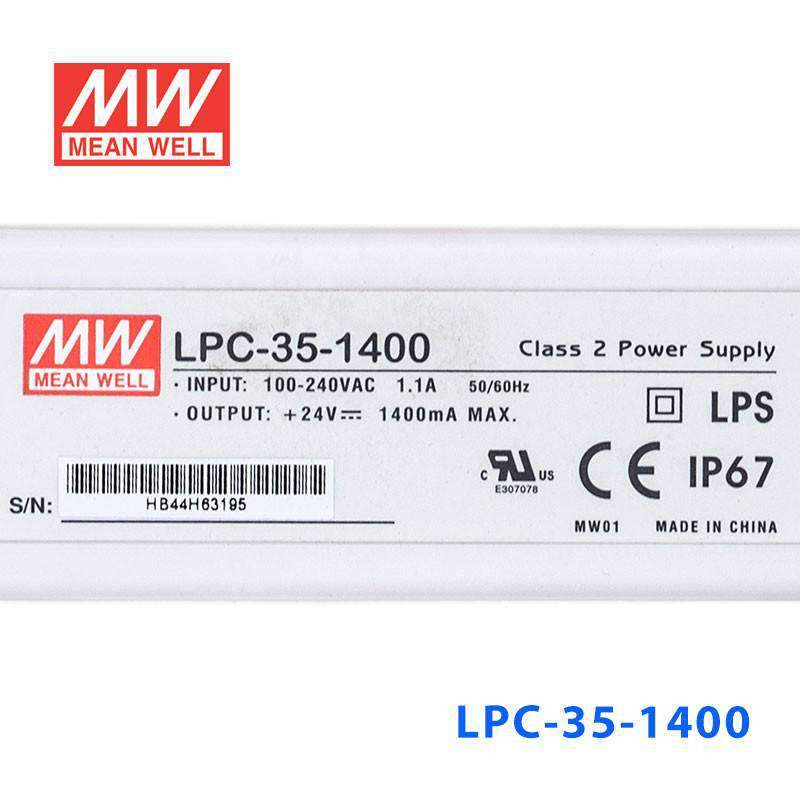 Mean Well LPC-35-1400 Power Supply 35W 1400mA - PHOTO 3