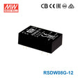 Mean Well RSDW08G-12 DC-DC Converter - 8W - 18~75V in 12V out 666mA