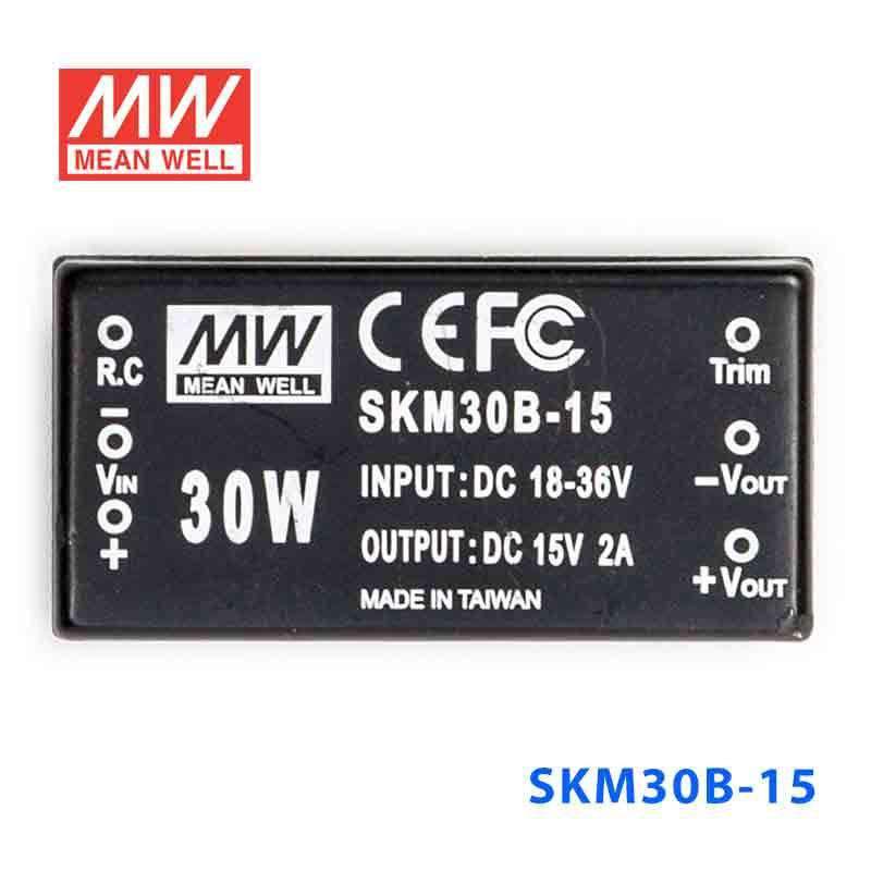 Mean Well SKM30B-15 DC-DC Converter - 30W - 18~36V in 15V out - PHOTO 2