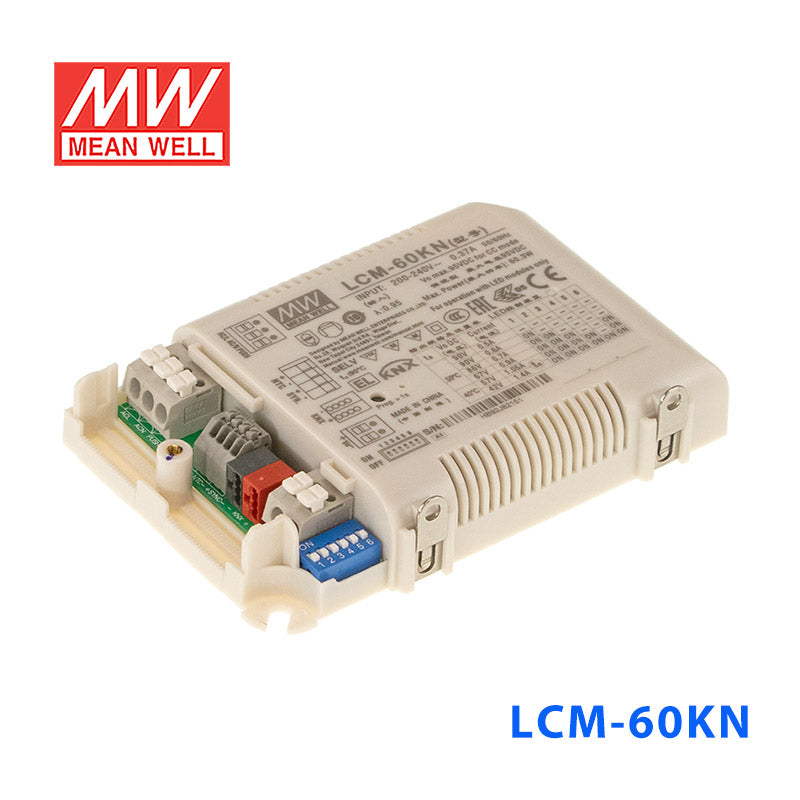 Mean Well LCM-60KN Power Supply 60.3W 500mA 600mA 700mA(default) 900mA 1050mA 1400mA - KNX