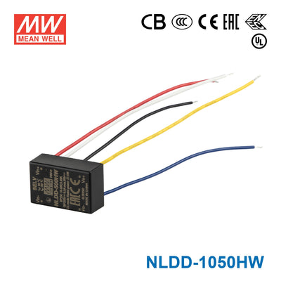 Mean Well NLDD-1050HW DC/DC LED Driver CC 1050mA - Step-down Wire Type