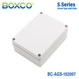 Boxco S-Series 5.91 x 7.87 x 2.95 Inches(150x200x75mm) Plastic Enclosure, IP67, IK08, ABS, Grey Cover, Screw Type
