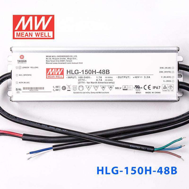 Mean Well HLG-150H-48B Power Supply 150W 48V- Dimmable - PHOTO 2