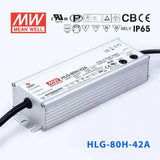 Mean Well HLG-80H-42A Power Supply 80W 42V - Adjustable 1.95A