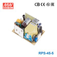Mean Well RPS-45-5 Green Power Supply W 5V 8A - Medical Power Supply