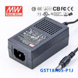Mean Well GST18A05-P1J Power Supply 15W 5V 3A