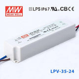 Mean Well LPV-35-24 Power Supply 35W 24V