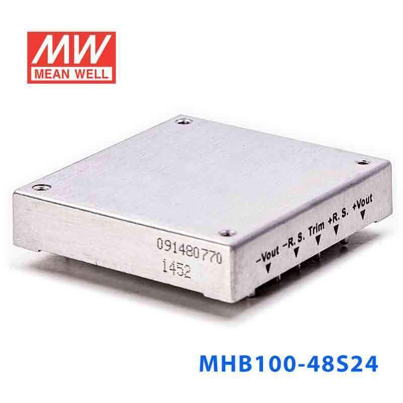 Mean Well MHB100-48S24 DC-DC Converter - 100W - 36~75V in 24V out 4.17A - PHOTO 1