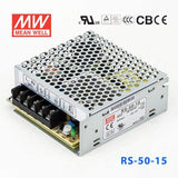 Mean Well RS-50-15 Power Supply 50W 15V