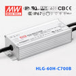 Mean Well HLG-60H-C700AB Power Supply 70W 700mA - Adjustable and Dimmable