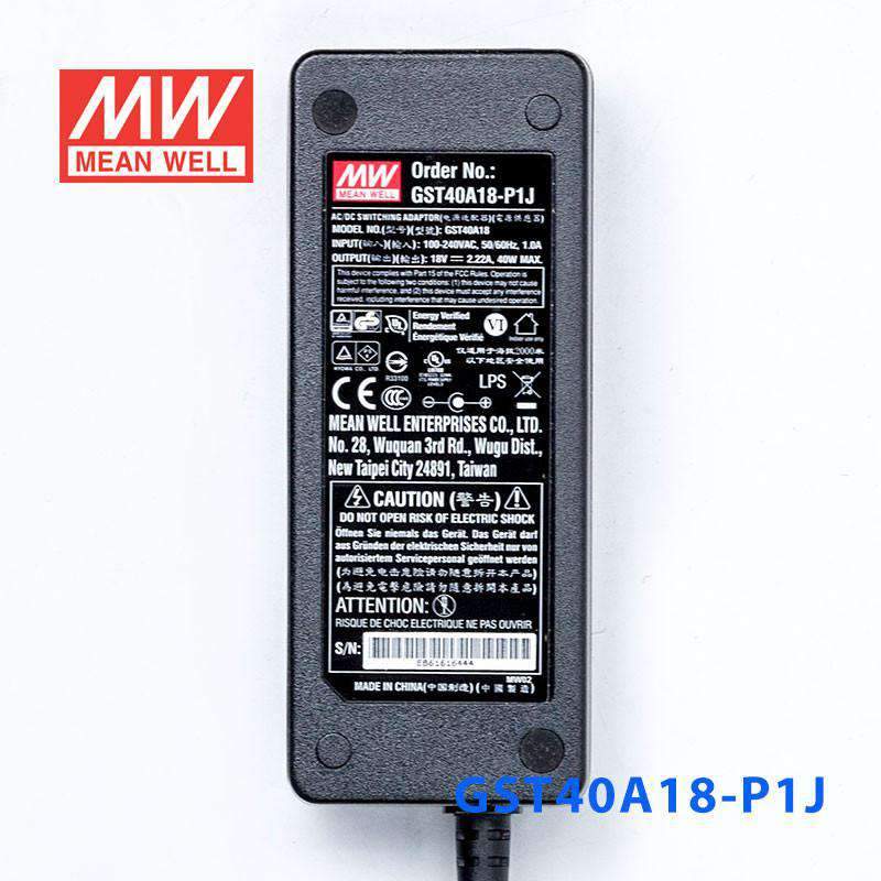 Mean Well GST40A18-P1J Power Supply 40W 18V 2.22A - PHOTO 2