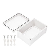 Boxco S-Series 7.48 x 11.02 x 5.12 Inches(190x280x130mm) Plastic Enclosure, IP67, IK08, ABS, Grey Cover, Screw Type - PHOTO 2