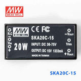 Mean Well SKA20C-15 DC-DC Converter - 20W - 36~75V in 15V out 1.33A - PHOTO 2