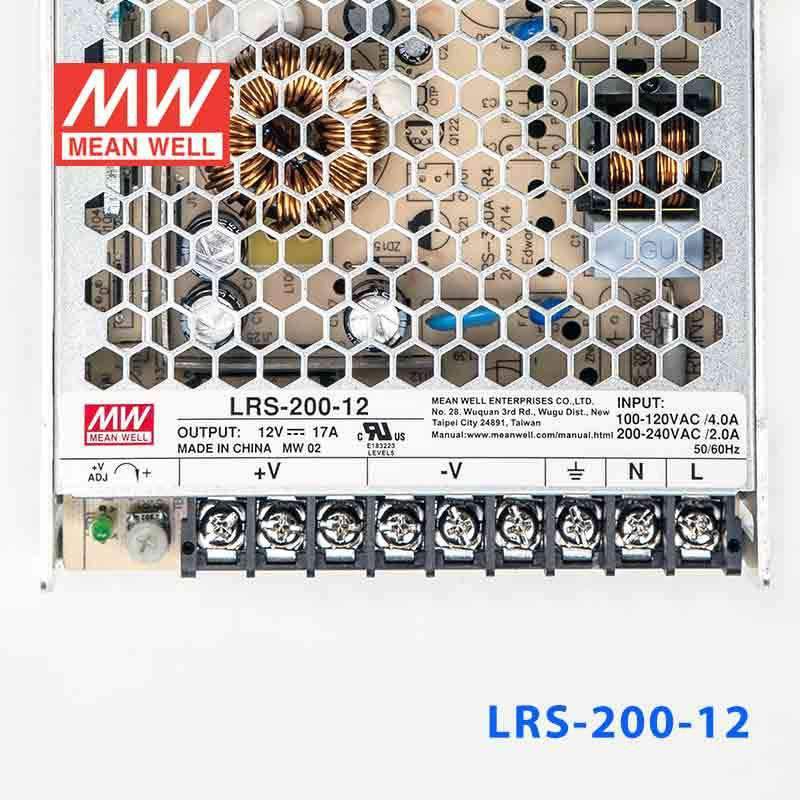 Mean Well LRS-200-12 Power Supply 200W 12V 17A - PHOTO 2