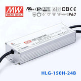 Mean Well HLG-150H-24B Power Supply 150W 24V- Dimmable 6.3A