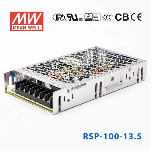 Mean Well RSP-100-13.5 Power Supply 100W 13.5V