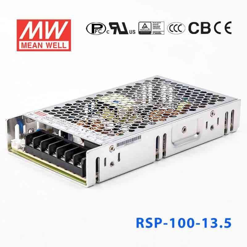 Mean Well RSP-100-13.5 Power Supply 100W 13.5V 7.5A
