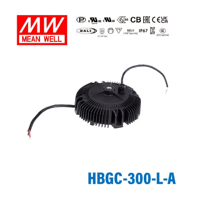 Mean Well HBGC-300-L-A Power Supply 300W 1400mA - Adjustable