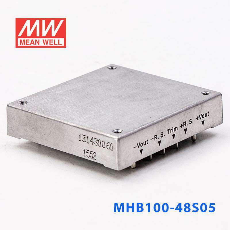 Mean Well MHB100-48S05 DC-DC Converter - 100W - 36~75V in 5V out - PHOTO 1