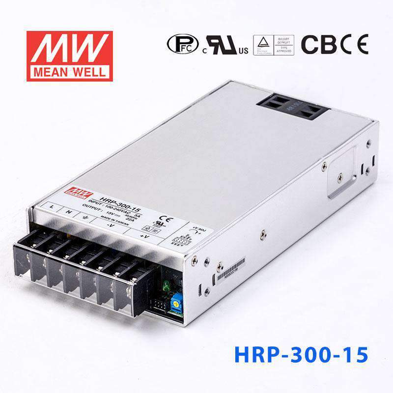 Mean Well HRP-300-15  Power Supply 330W 15V