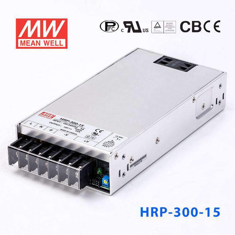 Mean Well HRP-300-15  Power Supply 330W 15V 22A
