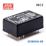 Mean Well SCW05A-09 DC-DC Converter - 5W 9~18V DC in 9V out 556mA